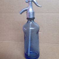 Стар стъклен сифон за газирана вода , сода - Русе . Бутилка, снимка 1 - Антикварни и старинни предмети - 31012569