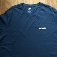 Levis Crewneck Graphic - страхотна мъжка тениска КАТО НОВА 3ХЛ, снимка 6 - Тениски - 40257016