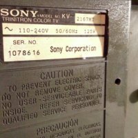 Sony Trinitron голям , снимка 2 - Телевизори - 29561586