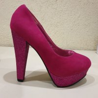 Бални обувки цвят фуксия номер 36, снимка 2 - Дамски обувки на ток - 36695745