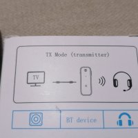 Hi-Fi STEREO 2 в 1 Блутут 5.0 аудио приемник предавател адаптер Bluetooth class 1 CE FC RoHS, снимка 18 - Аксесоари и консумативи - 35504284