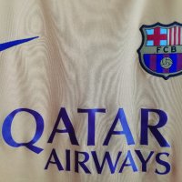 Barcelona Nike оригинална рядка фланелка тениска L Барселона 2015/2016 , снимка 3 - Тениски - 37165916