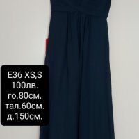 Абитуриентска рокля. Рокля без ръкави с V-образно деколте. EU36 S,XS-100лв., снимка 3 - Рокли - 36683495