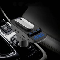 Трансмитер с Hands-Free слушалка Car Bluetooth Headset ER-9, снимка 5 - Аксесоари и консумативи - 31846864