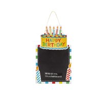Декоративна дъска, Честит рожден ден, Торта, 20x33см, снимка 1 - Декорация за дома - 44418604