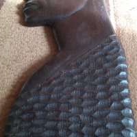Стара африканска АБАНОСОВА фигура БАРЕЛЕФ ПАНО Ръчна МАЙСТОРСКА ХУДОЖЕСТВЕНА ТРАДИЦИОННАработа 40559, снимка 13 - Антикварни и старинни предмети - 42314758