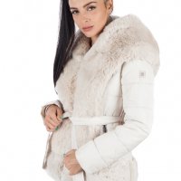 Зимно дамско палто с качулка – 4115, снимка 3 - Якета - 38269497