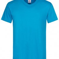 Мъжки тениски с остро деколте, снимка 7 - Тениски - 34394106