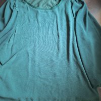 Зелена блуза Mango, снимка 1 - Блузи с дълъг ръкав и пуловери - 44413888