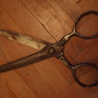 Голяма Абаджийска ножица от края на 19 век – предложете цена., снимка 2 - Антикварни и старинни предмети - 29674627