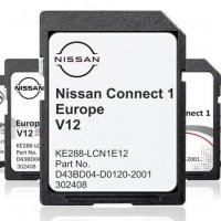 🚗🚗 2023 SD card Nissan Connect 1 навигация,камери Нисан QASHQAI/X-TRAIL/NOTE/JUKE/MICRA map update, снимка 1 - Навигация за кола - 28936307