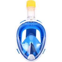 маска за гмуркане с шнорхел може да се постави и водоустоичив телефон или камера, снимка 1 - Спортна екипировка - 38330419