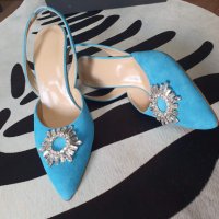 Дамски обувки на ток INGILIZ, снимка 9 - Дамски елегантни обувки - 31299801