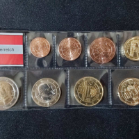 Австрия 2023 - Евро Сет - комплектна серия от 1 цент до 2 евро , 8 монети, снимка 1 - Нумизматика и бонистика - 44718705