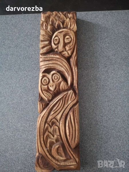 Дърворезба БУХАЛ   50/20 см, снимка 1