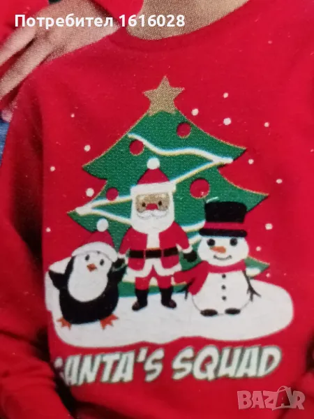 Коледна блуза р.134/ 140, снимка 1