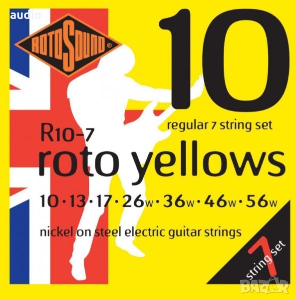 Струни за електрическа китара Rotosound R10-7, снимка 1