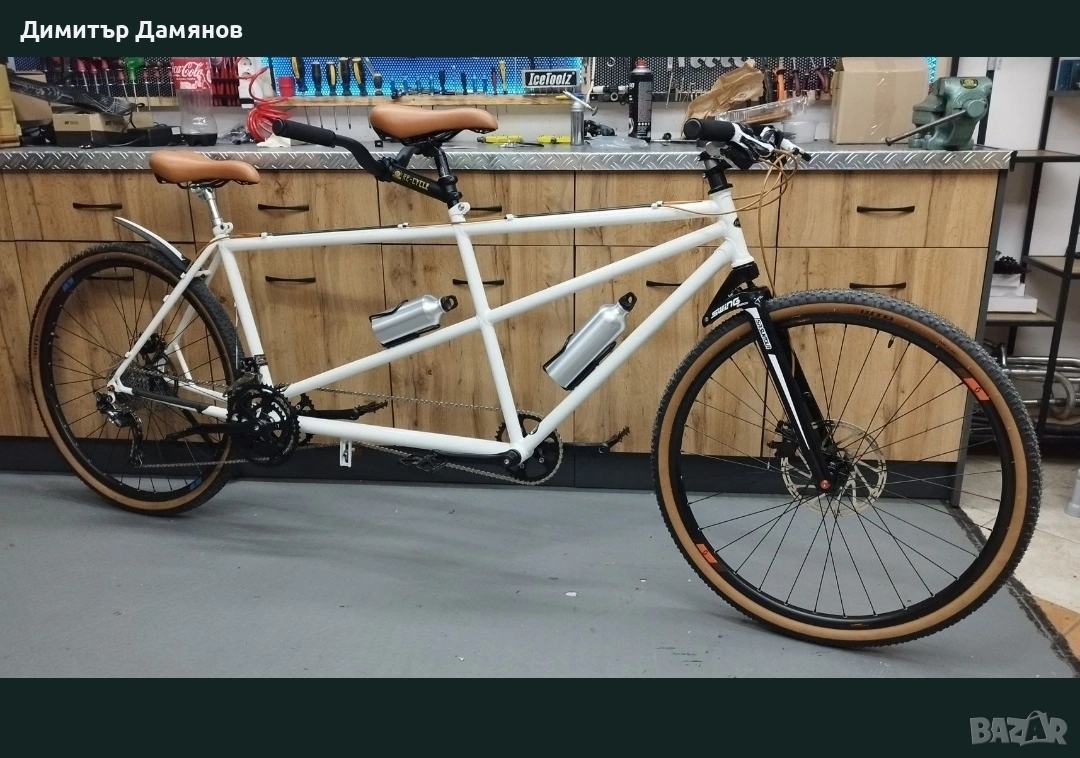 тандем двойно колело велосипед , снимка 1