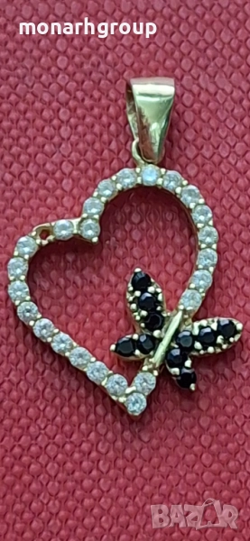 Златна висулка /липсва едно камъче/, снимка 1