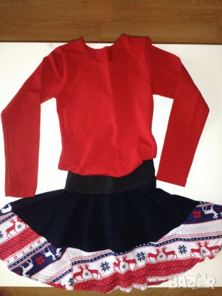 Коледен комплект  момиче 104, снимка 1