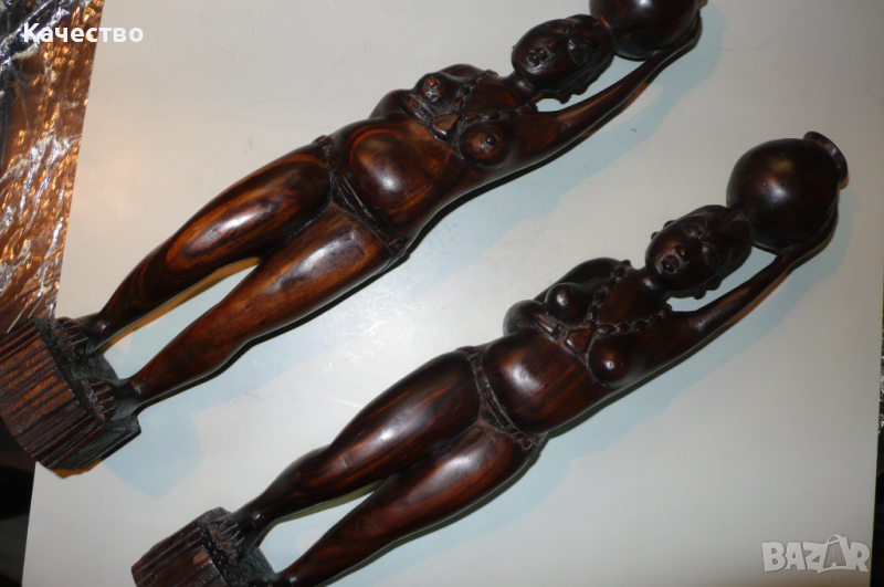 Фигури от махагон , снимка 1