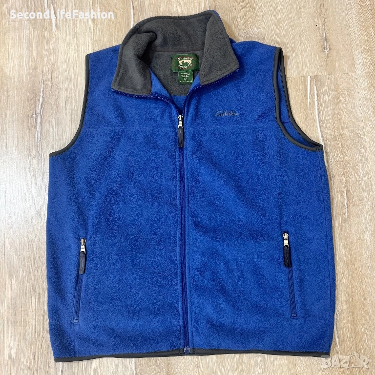 Мъжки поларен  елек Cabela's Stillwater Supply Co. размер M син., снимка 1
