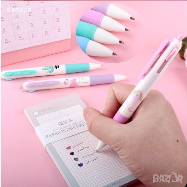 1583 Химикал с цветен принт 4 цвята в 1, снимка 1