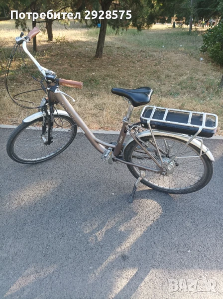 Продавам алуминиев електрически велосипед 26 цола , снимка 1