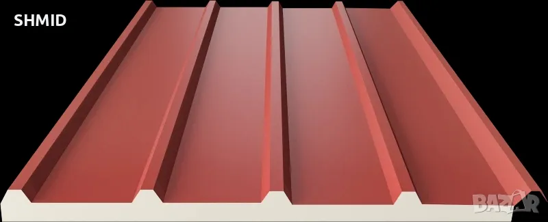 Покривен панел с 5 ребра, снимка 1