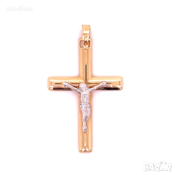 Златен медальон 1,41гр. 14кр. проба:585 модел:33769-1, снимка 1