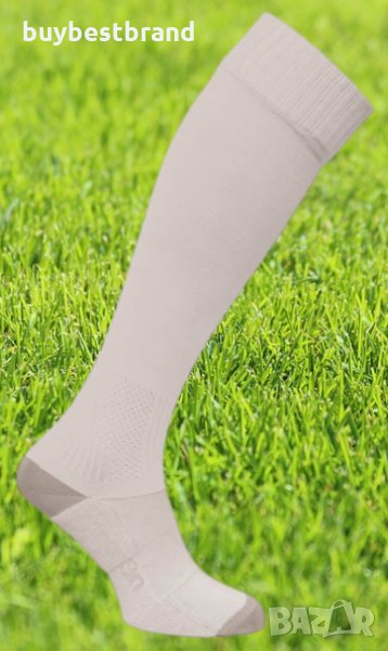 Футболни чорапи/ калци Macron White размер 41-46, снимка 1