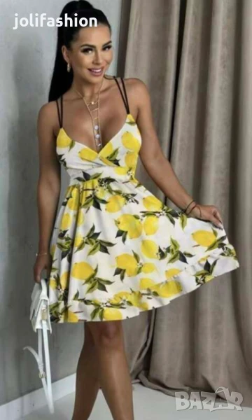 Летни рокли с лимони, снимка 1