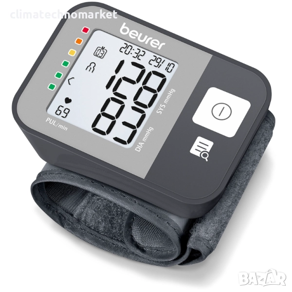 Апарат за кръвно налягане, Beurer BC 27 Wrist blood pressure monitor; large, easy-to-read display; r, снимка 1