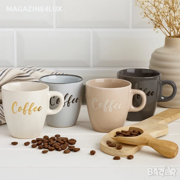 ☕️ Керамична чаша Coffee – 220 мл стил и уют във всяка глътка!, снимка 1