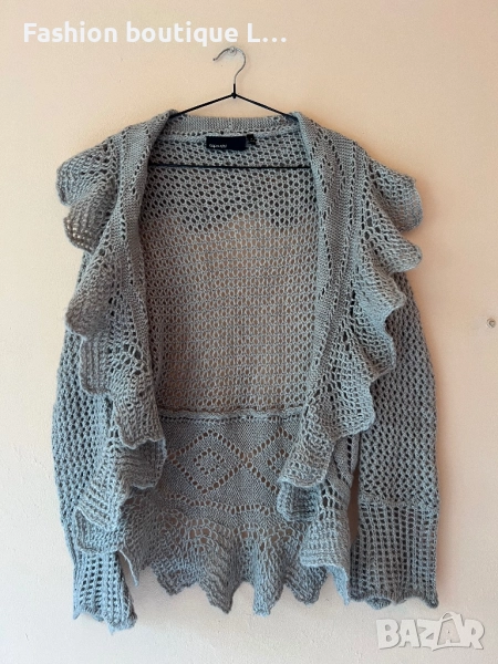 Плетена жилетка с къдрички L размер на марката KappAhl , снимка 1