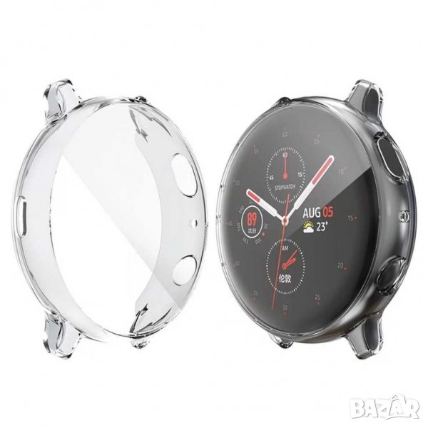 За Samsung watch active 2 40mm/44mm-цели силиконови протектори, снимка 1