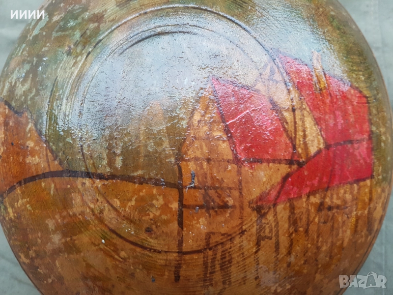 Автентична рисувана бъклица , снимка 1