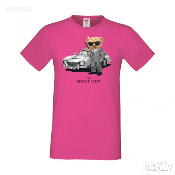 Мъжка тениска bear The Secret Agent, Мече,Меченце,Животно, Играчка,Изненада,Подарък,Повод,, снимка 1
