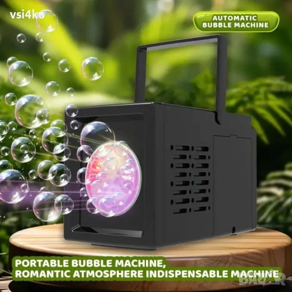 Машина за сапунени балончета на батерии, снимка 1