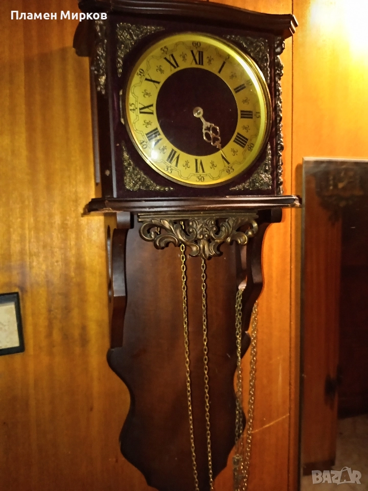 Германски стенен часовник Hermle, снимка 1