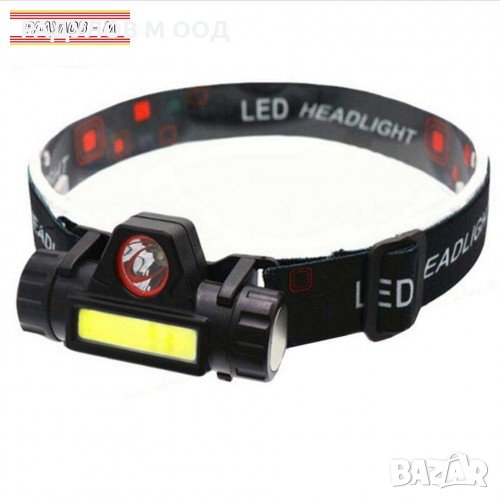 Акумулаторен LED фенер челник High Power / 414, снимка 1