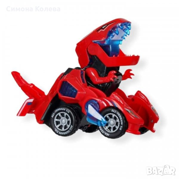 ✨Трансформър динозавър с LED светлини и звук , снимка 1