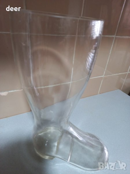Голям стъклен ботуш, снимка 1