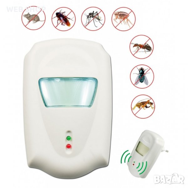Ултразвуково устройство за борба с вредителите Electromagnetic Insect Repeller, снимка 1