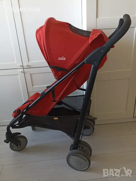 Детска сгъваема количка JOIE BRISK LADY BIRD с амортисьори + чувалчета, снимка 1