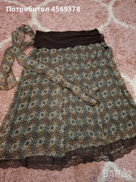 Елегантна Пола с колан, снимка 1