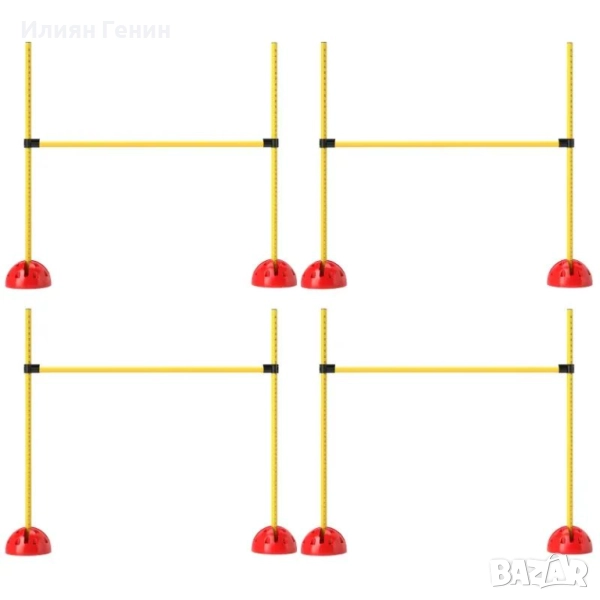 PawHut Комплект за дресиране на кучета от 4 части , снимка 1