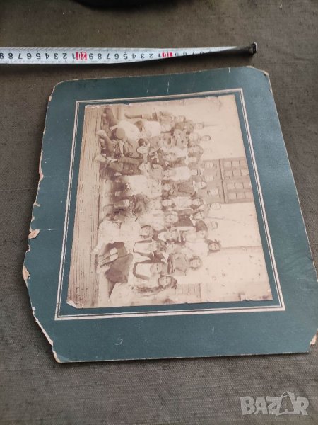 Продавам стара снимка Спомен от учениците IV отделение училище Раковски София , снимка 1