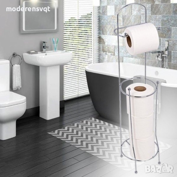 Метална стойка за тоалетна хартия, снимка 1