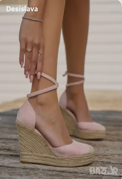 Обувки Сандали еспадрили на платформа , снимка 1